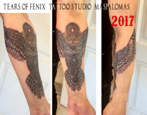 owl tattoo gran canaria