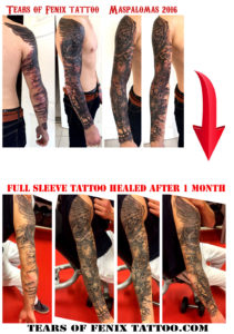 full sleeve tattoo gran canaria