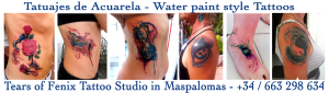 waterpaint tattoos gran canaria