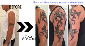 tribal tattoo extension