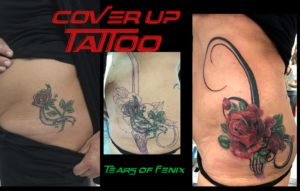 rose tatoo cover up maspalomas