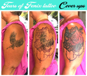 flower tattoo cover up Maspalomas tatouage gran canaria