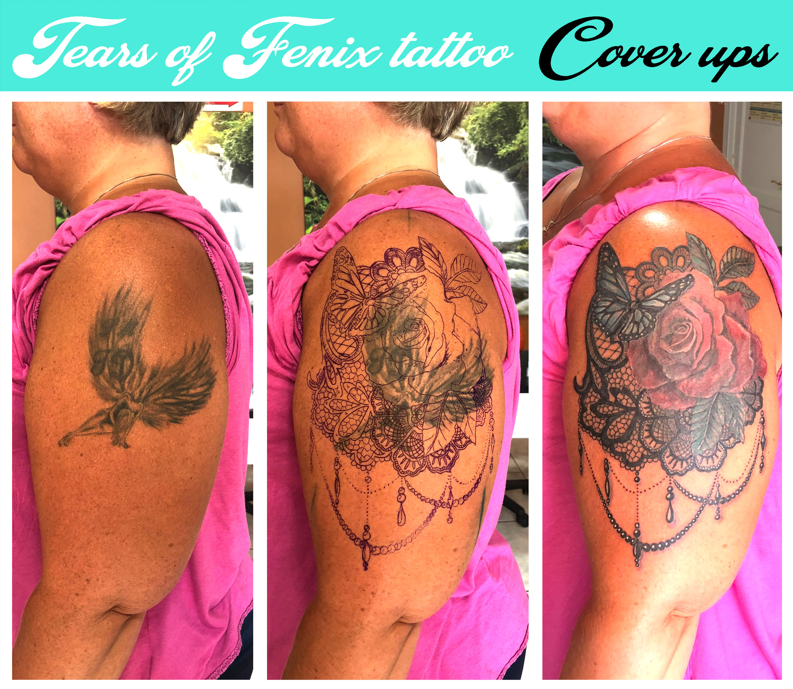 Cover Ups Tatouage Maspalomas Tears Of Fenix Tattoo Studio Maspalomas