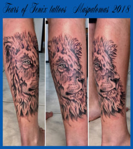 tiger calf tattoo 2018